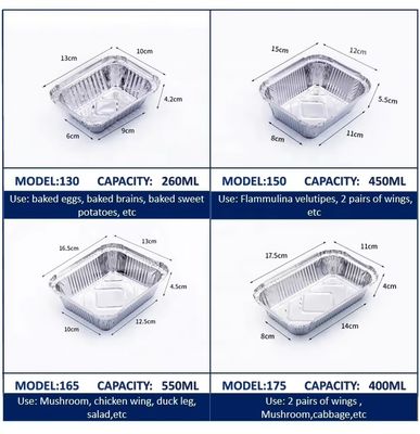 Adecuado para cajas de comida de aluminio de grado alimenticio en la industria gastronómica, servicio personalizado, con más de diez años de apoyo profesional de la fábrica