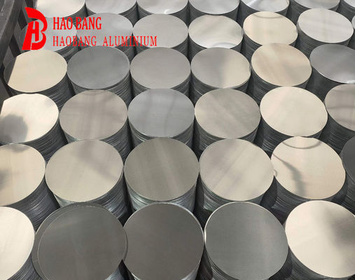 1050 1060 Disco de aleación de aluminio de círculo de dibujo profundo resistente a las grietas H12 Temperatura para macetas y sartenes de utensilios de cocina