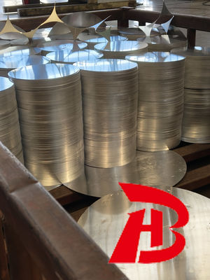 Disco de aluminio de alta planitud 1050/3003 Aleación O H12 Templado CC DC Material Embutición profunda Resistente a grietas Diámetro personalizado para ollas Sartenes Estampado industrial