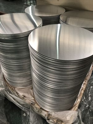 Disco de aluminio de alta planitud 1050/3003 Aleación O H12 Templado CC DC Material Embutición profunda Resistente a grietas Diámetro personalizado para ollas Sartenes Estampado industrial