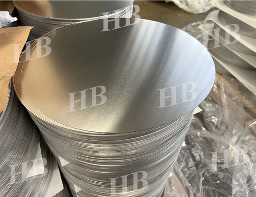 1050 1060 Círculo de aluminio CC DC Material O H12 Temperatura Disco resistente a las grietas para macetas y sartenes