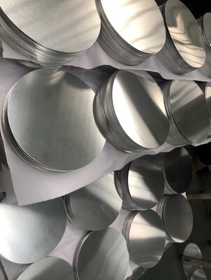 Disco de aluminio de alta planitud 1050/3003 Aleación O H12 Templado CC DC Material Embutición profunda Resistente a grietas Diámetro personalizado para ollas Sartenes Estampado industrial