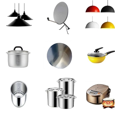 Los fabricantes de anillos de aluminio producen utensilios de cocina de aleación de aluminio de alta calidad