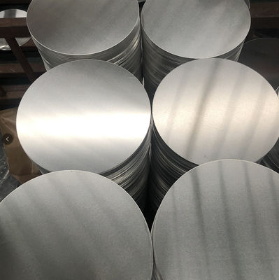 CC DC Materia prima Círculo de aluminio 1050 1060 3003 Aleación O H18 Temperatura Tamaño personalizado Disco de dibujo profundo