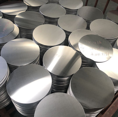 CC DC Materia prima Círculo de aluminio 1050 1060 3003 Aleación O H18 Temperatura Tamaño personalizado Disco de dibujo profundo