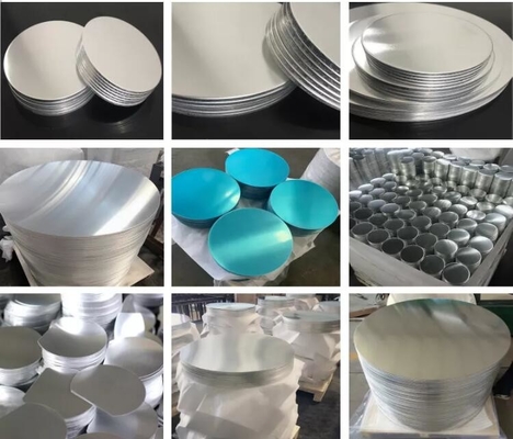 Aleación de aluminio para cubiertas de chapa de círculo compradores con precio de venta directa de fábrica Buena calidad Serie 1000 Aluminio círculo
