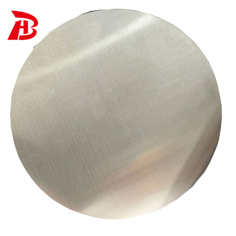 Proceso de producción Superficie fina de aluminio circular Espejo liso Rendimiento de tracción fuerte
