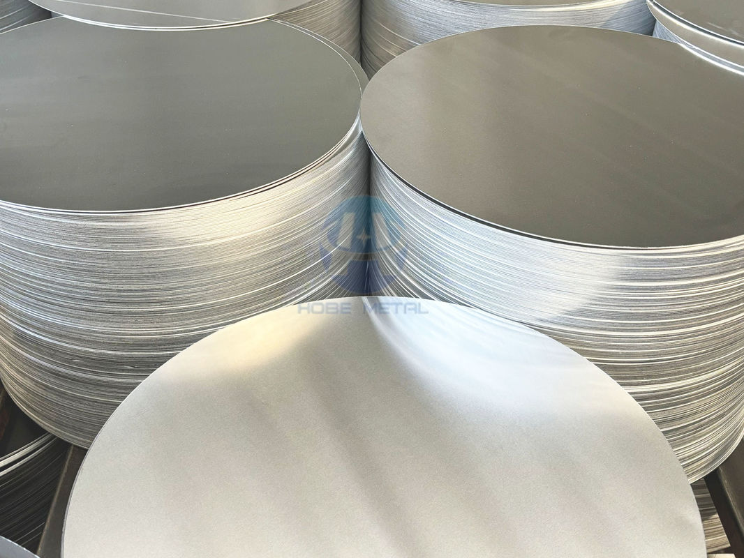 CC DC Materia prima Círculo de aluminio 1050 1060 3003 Aleación O H18 Temperatura Tamaño personalizado Disco de dibujo profundo