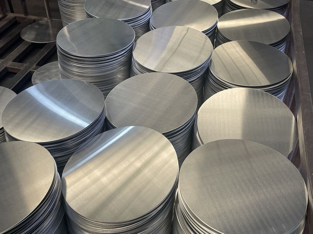 High Flatness 1050/3003 Alloy Aluminum Disc H12 Temper Deep Drawing Crack Resistant for Pots Pans Industrial Stamping