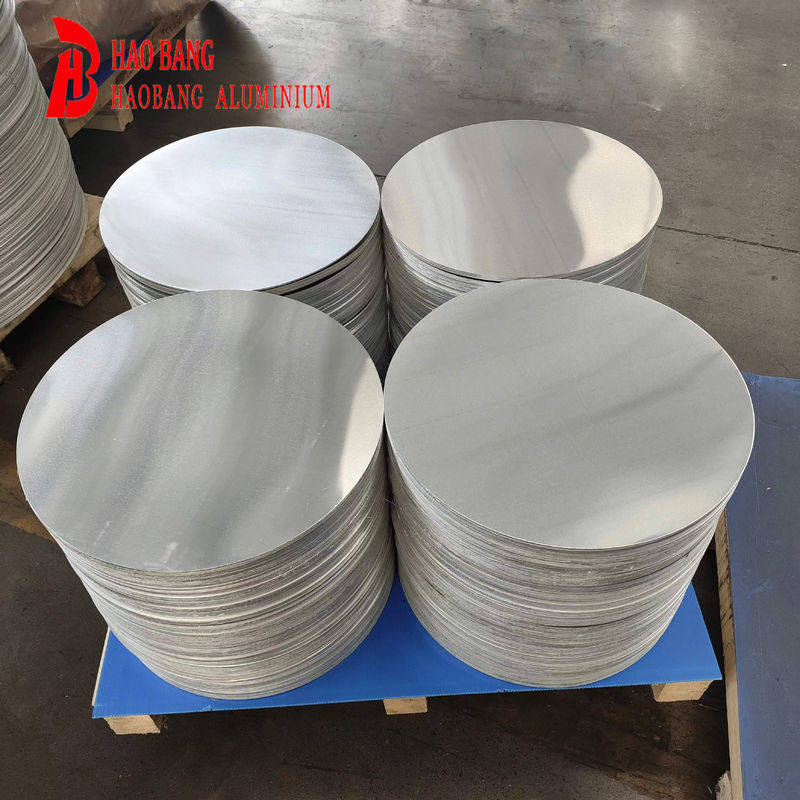 1050 1060 Círculo de aluminio CC DC Material O H12 Temperatura Disco resistente a las grietas para macetas y sartenes