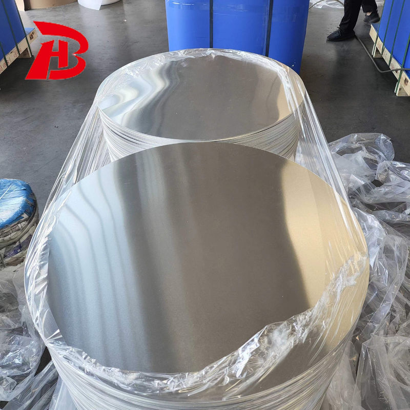 Disco de aluminio de alta planitud 1050/3003 Aleación O H12 Templado CC DC Material Embutición profunda Resistente a grietas Diámetro personalizado para ollas Sartenes Estampado industrial