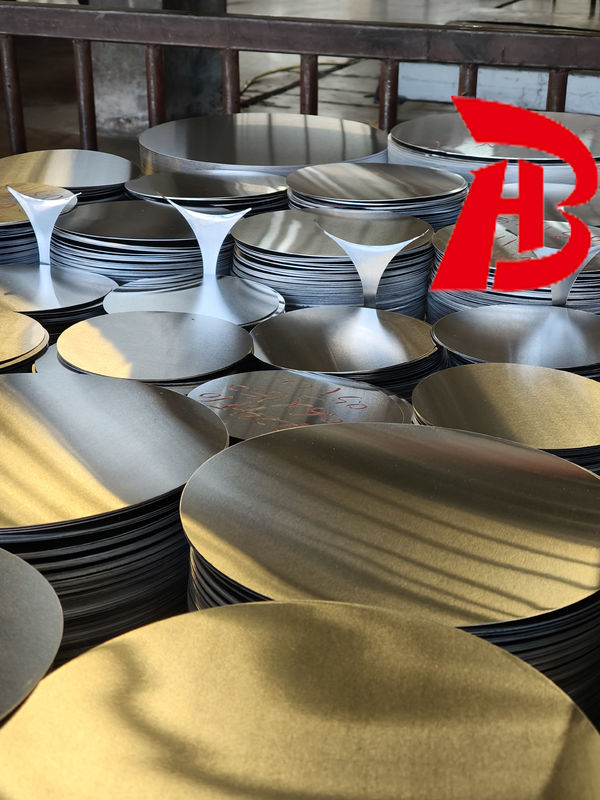 Smooth Surface High Flatness Aluminum Disc 1050 1060 3003 Alloy, 0.3–6mm Thick, Custom Size Aluminum Blank for Lamp Cover & Pots