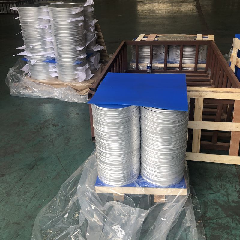 100-1000mm Diámetro H18 Círculo de Aluminio en Blanco para Estampado de Utensilios de Cocina de Embutición Profunda