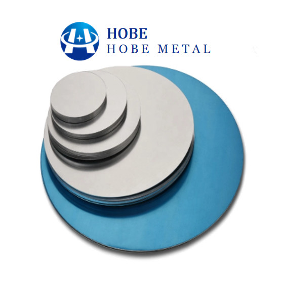 Los círculos redondos de aluminio de la sublimación de tinte modificados para requisitos particulares redondean el espacio en blanco del blanco del lustre de los discos