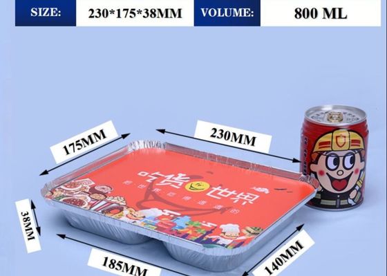 Adecuado para cajas de comida de aluminio de grado alimenticio en la industria gastronómica, servicio personalizado, con más de diez años de apoyo profesional de la fábrica