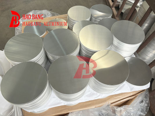 CC DC Materia prima Círculo de aluminio 1050 1060 3003 Aleación O H18 Temperatura Tamaño personalizado Disco de dibujo profundo