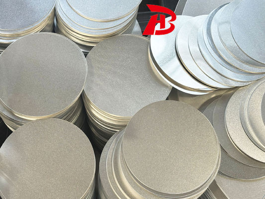 Disco de aleación de aluminio 1050/3003 de alta planitud, trefilado profundo, resistente a grietas, diámetro personalizado de 80-1600 mm para utensilios de cocina y estampado industrial